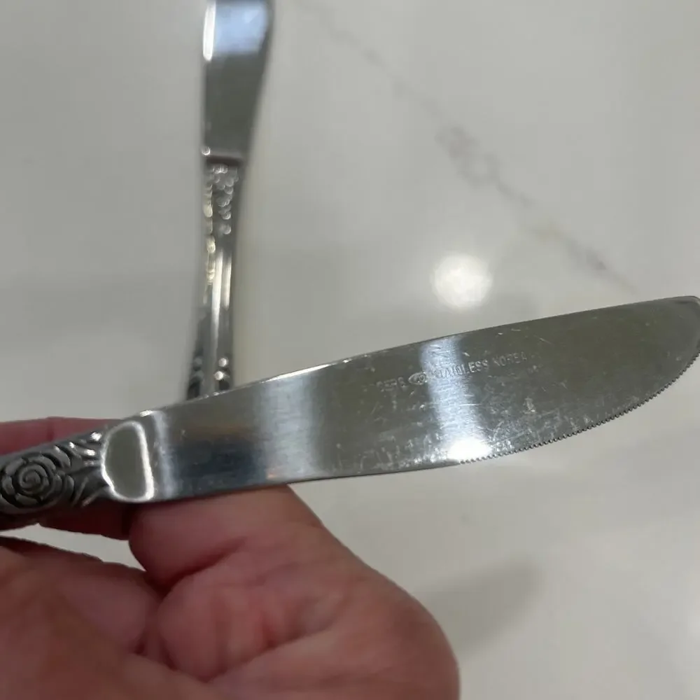Oneida Wm A Rogers Silverplate 1949‎ OLD SOUTH II Lot Of 3 Dinner Knives Vintage